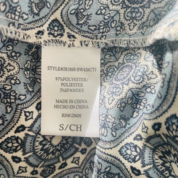 Blue Satin Pajama Set – Women's Small, Soft Sleepwear, Pristine Condition - Picture 9 of 9